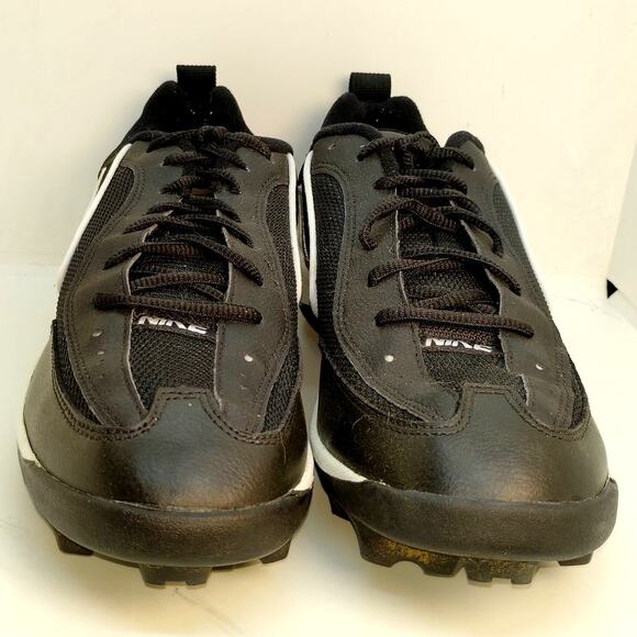 Nike Land Shark Mens Black/White Football Cleats - Size 10 - Picture 3 of 6